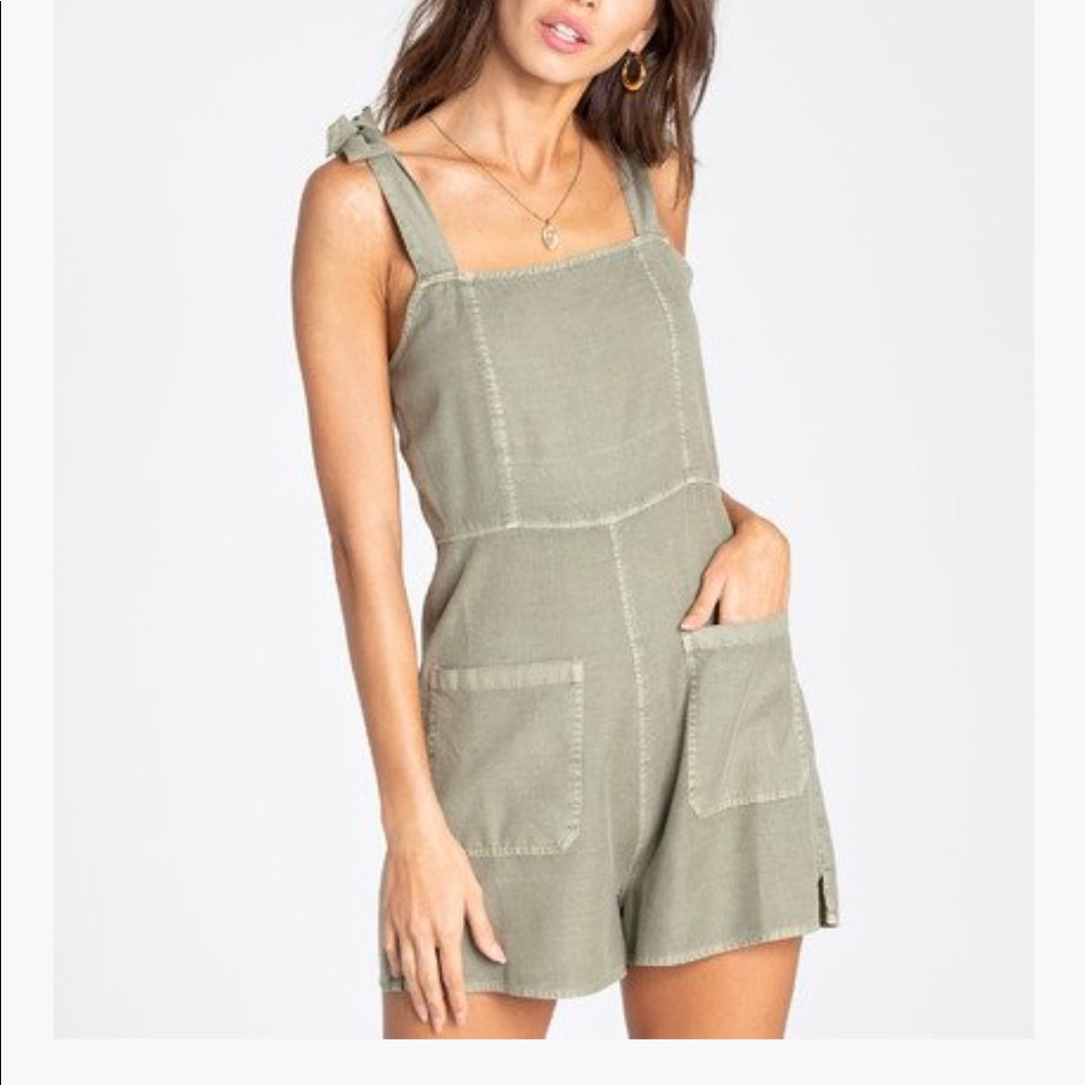 Billabong Tie Strap Overalls